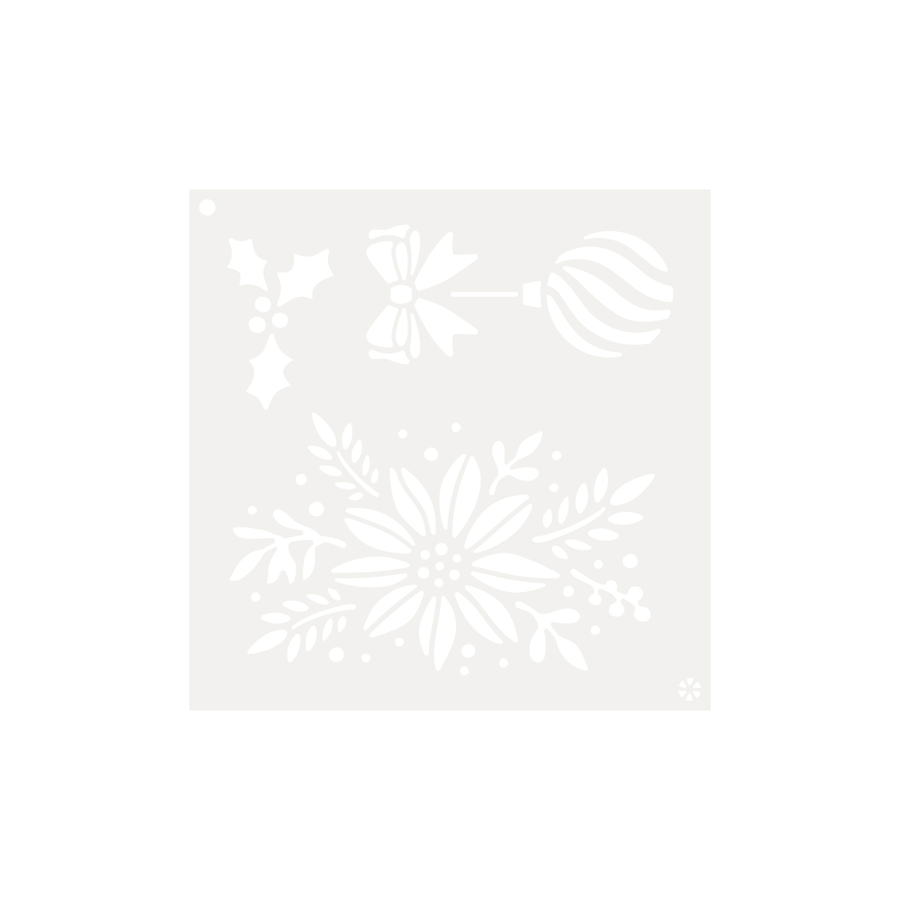 Creative Memories 5x5 Inking Stencil Holiday Elements 665277 01 (1)