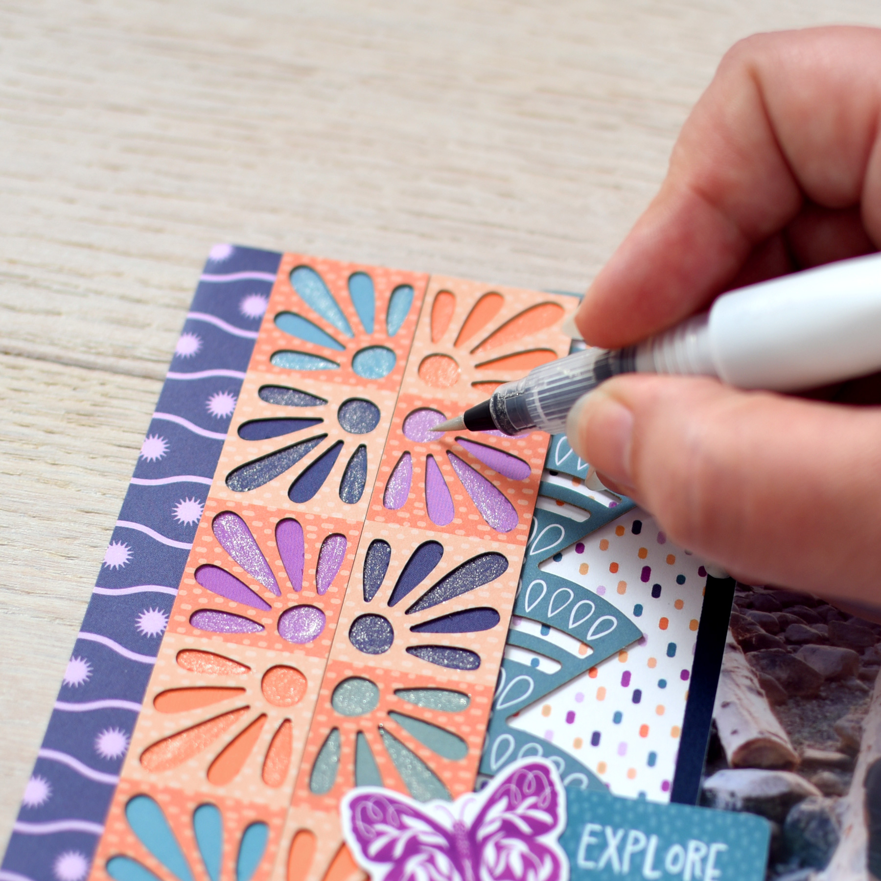 Creative Memories Dual Color Pens Pink Purple 665484 03