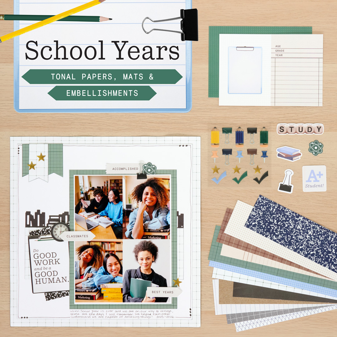 The School Years Album Kit